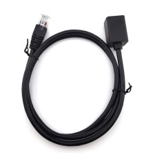 Buro Bu-C5ExtND-1M-B UTP CAT5E Solid 1m Black RJ-45 (M) -RJ-45 (F)