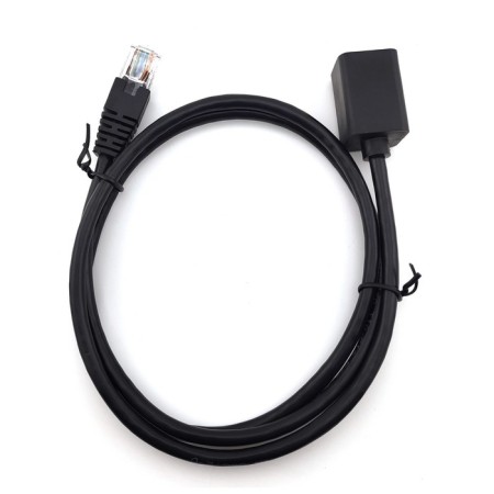 Buro Bu-C5ExtND-1M-B UTP CAT5E Solid 1m Black RJ-45 (M) -RJ-45 (F)