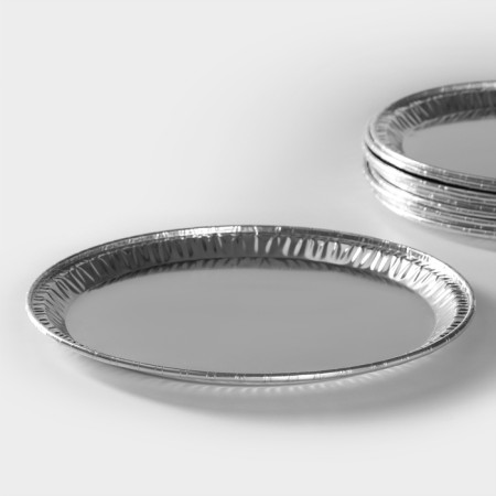 Serving trading for baking shares, aluminum, d = 31 cm, 10 pcs/pc, drawing mix-2