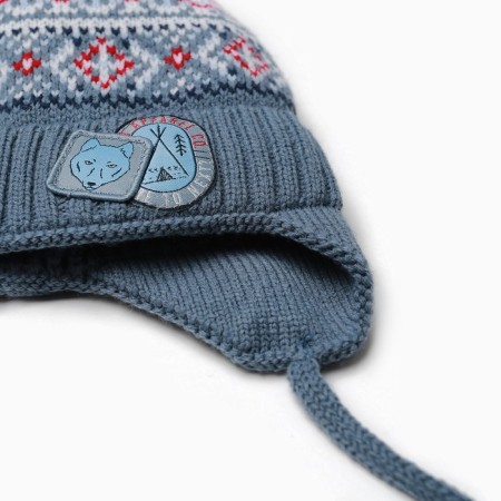 Children's hat, gray color, size 42-44-1
