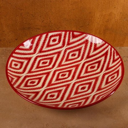 Largan Rishtan ceramics "Atlas", 31 cm, red