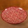 Largan Rishtan ceramics "Atlas", 31 cm, red