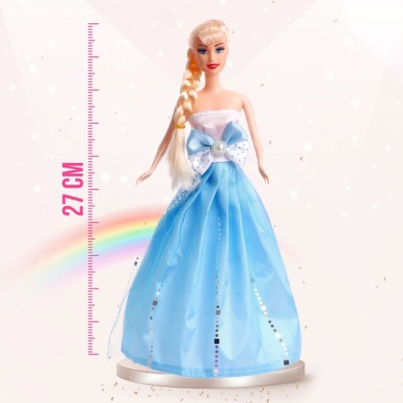 Кукла-модель «Лиза» в платье, МИКС-1