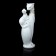 Souvenir Ceramics "Egyptian cat with a kitten, white" 23x8x5.5 cm