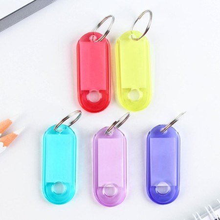 Key keychain, “Animals” set 24 pcs, 3.5 x 8 cm-1