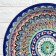 Largan Rishtan ceramics "Patterns", 33 cm, deep, blue