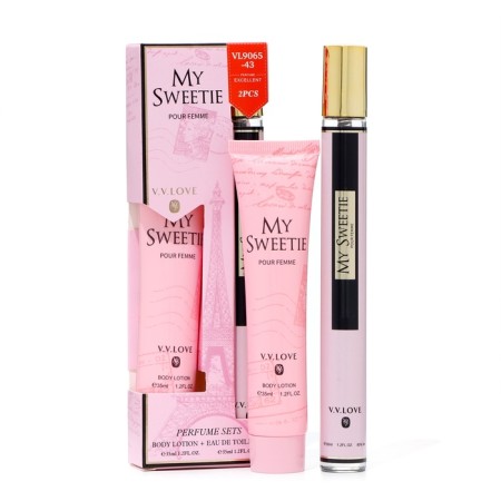 Perfume set female my sweetie: toilet water, 35ml + body lotion, 35ml