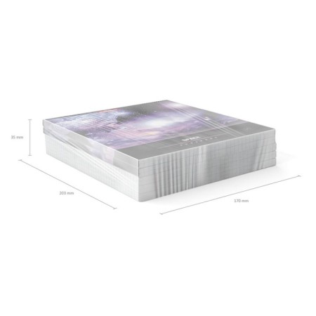 Notebook A5, 96 sheets in a cage, Erichkrause "Universe", cover Combined Cardboard, OFSET BOLK 100% White, MIX (1 species in Spike)-8