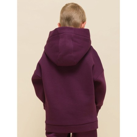 Children's sweatshirt, height 98 cm, burgundy color-5