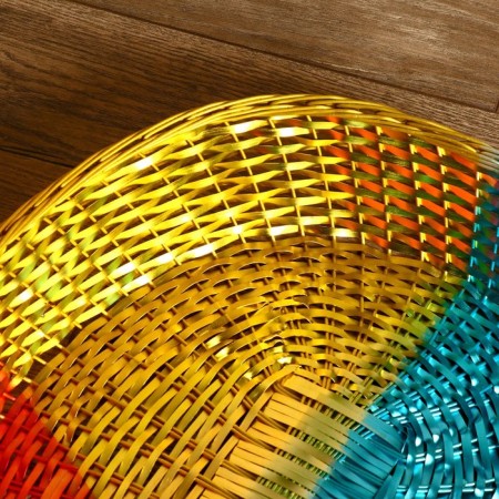 Basket for fruit "Zulfia" aluminum, 50x43x8 cm-2