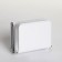 Women's wallet on the button, white color