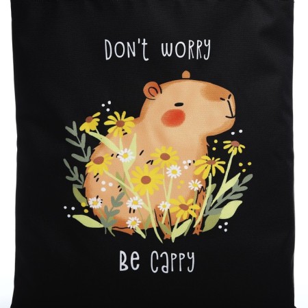 Bag Schoper BE CAPPY 35x0.5x40 cm, Department without lightning, without lining, black-6