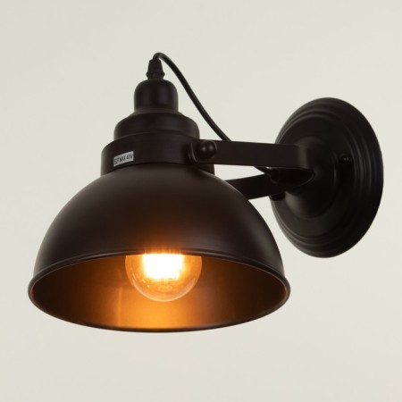 Bra "Venta" 1x40W E27 Black 20x31x21.5 cm-4