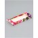 Gift box for tiles of chocolate, with a window, "flowers", 17.1 x 8 x 1.4 cm
