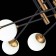 Ceiling Ceiling ST LUCE. SL1203.402.08. Limano. 8x40 watts, E27, 118.5x118.5x3.7 cm, bronze color, black
