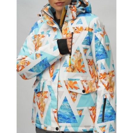 Ski costume is female, size 46, blue color-2