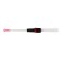 Fishing rod winter balalaika with a guard, black red color, HFB-37