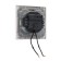 Tot Matte Glass switch, 10 a, 1 cl., With backlight, hidden, glass, silver