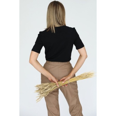 T -shirt with round neckline, size 44-4