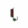 Mormyshka Wolfram Marlin’s Curs, 2 mm, 0.95 g, black + cube gasoline, 15 pcs.
