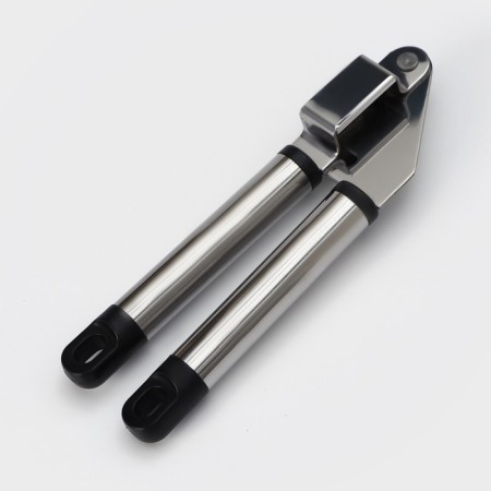 The press for garlic shares "Assistant", 18 cm, black color, silver color-5