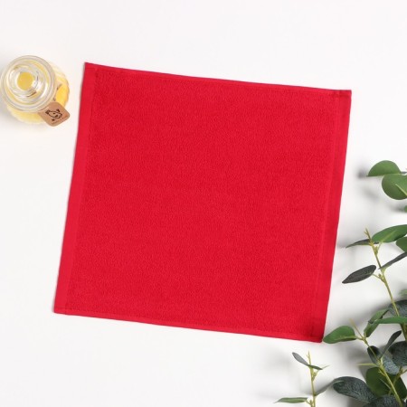 Tensor napkin 30x30cm (FAS 5pcs) Red, 360 g/m, HL100%