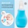 Children's nasal aspirator, with a cap, blue color