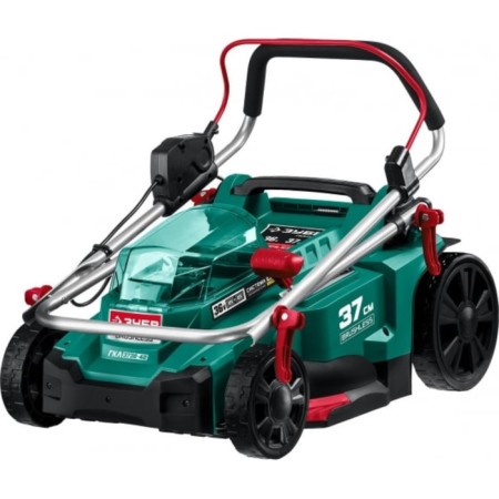 Lawn mower Battery bison GKL-3736-42, 36V, Brightless engine, 2x4 Ah, 35 liters-2