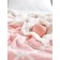 Pink Dreams, size 130x150 cm, monogram, pink