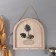 Hooks decorative wood "Monster branches in a vase" 2.5x19.5x19.5 cm