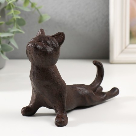 Сувенир чугун "Кот - Приветствие солнца" 16х6,5х10 см-3
