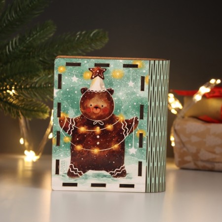 New Year's Brushnga Bear "Bear" 14x12x5 cm-2