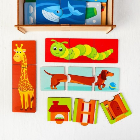 Triple puzzle "Gather a picture" (puzzle)-1
