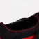 Road bag, 3 parts on lightning, external pocket, long belt, black/red color