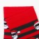 Women's socks, red color, size 23-25