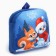 New Year's children's backpack "Happy New Year", squirrel and snowman, 26 × 24 cm