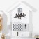Keywood tree 2 hook "House - Birds on the branch" White 4x20x30 cm