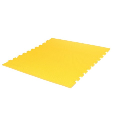 Soft floor universal "New. Honeycomb ", yellow color, 100 × 100 cm, 14 mm