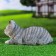 Garden figure "Cat" Gray, 25x12x9cm
