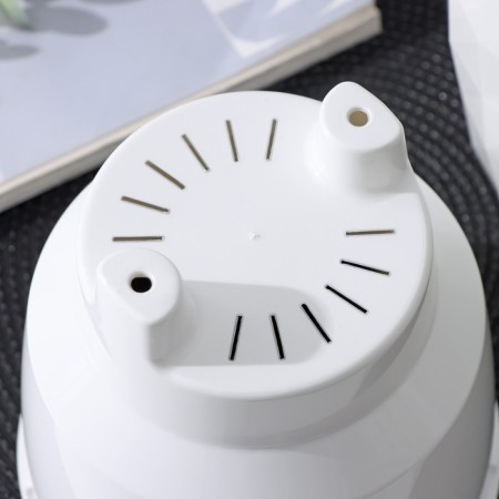 Flower pot with basal watering Ruby, 3 l, white color-5