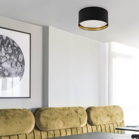 Ceiling light TK Lighting Bilbao 3376, E27, 4x15W, 450x450x170 mm, gold, black color.-1