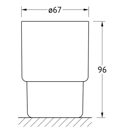 Glass, matte glass, artwelle-1
