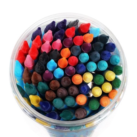 Loars of wax, 12 colors, 80 pieces, "gamer", maxi packaging, in a plastic container-2