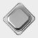 Gastrootiness 1/6 of stainless steel, 150 mm, 17.5 × 16.5 × 14.5cm