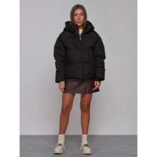 Winter jacket female, size 50, black color
