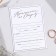 Wedding invitation "for you", (color) 12 x 17 cm