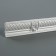 Ceiling skirting board 206026, white 52x33x2000 mm