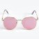 Sunglasses "OneSun", pipe 13 cm, width 13 cm, lens 4.5 x 5 cm, pink