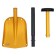 Folder Folder Brump Fold Tra-306 shovel, yellow/gray