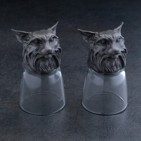 Set of stop-and-outs "lynx", d = 4.5cm h = 8.5cm, 2 pcs, 50 ml